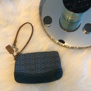Blue Coach clutch